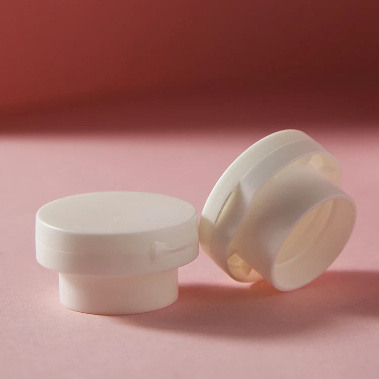 Factory Manufacturer Flat Flip Top 20/410 White 20mm Flip Top Cap Plastic Bottles Flip Cap