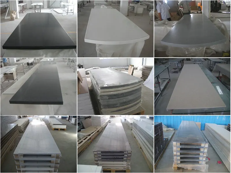 
6mm-30mm Bienstone China Manufacturer Non-porous Artificial Marble Stone Acrylic Solid Surface for Countertop 