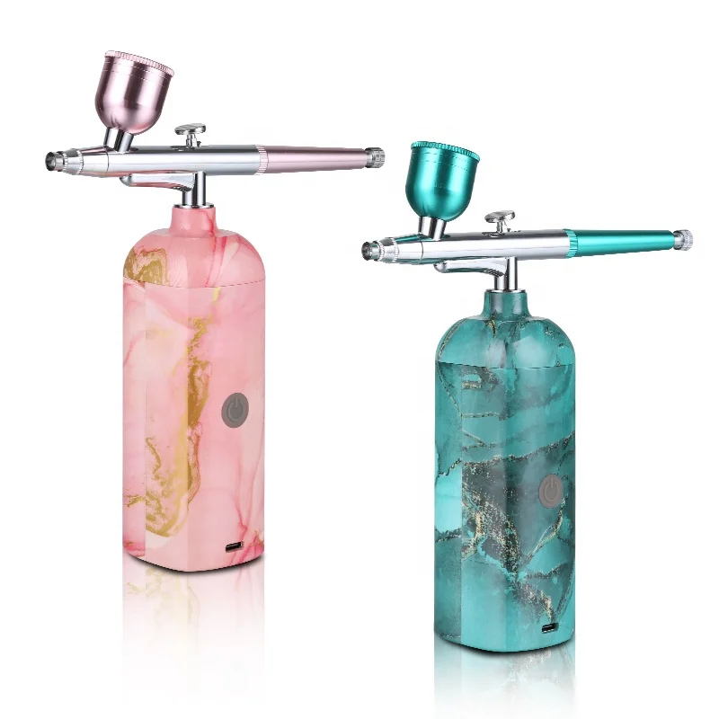 Hand hold 0.35mm Air compressor tattoo eyebrow makeup airbrush gun kit nail art paint machine spray compressor airbush