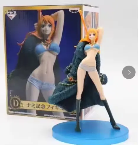 Anime hot selling One Pieces Anime Figure High Quality Cartoon character one pieces 20th Anniversary Edition nami figure