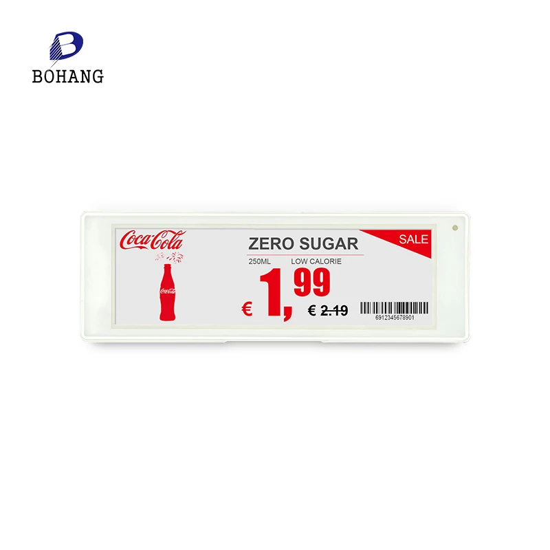 Bohang 4.30 Inch  Manufacturer Intelligent Price Tag  Digital Supermarket Electronic Shelf Labels