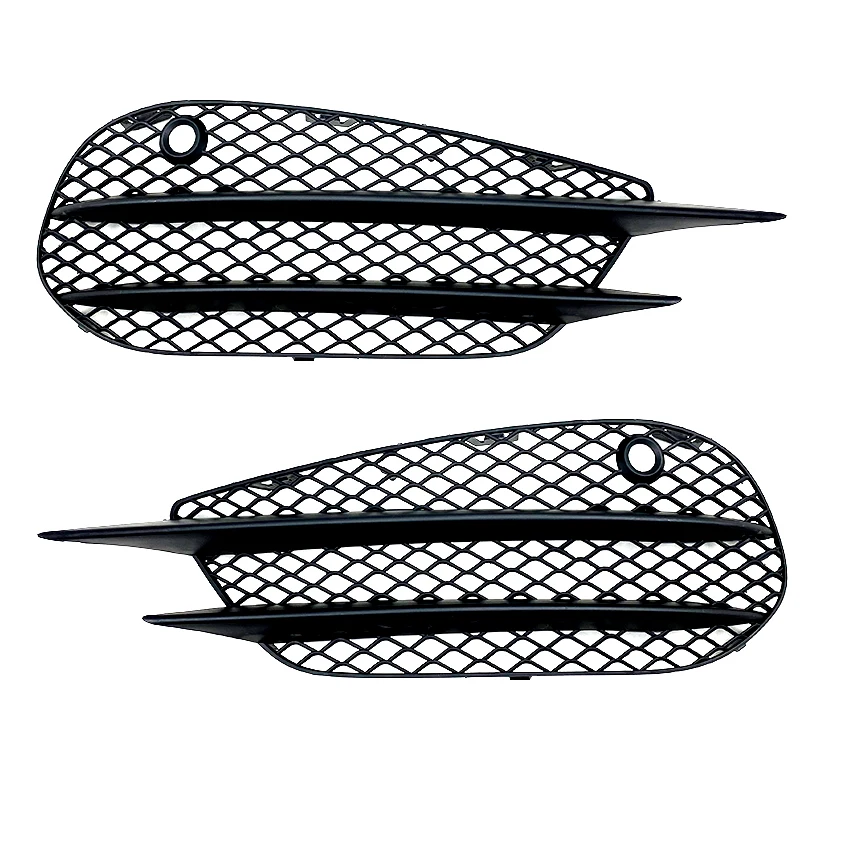 AMP-Z Front Bumper Grille ABS Material Plastic Material Front Fog Lamp Grille For Mercedes Benz C Class W205 2015-18