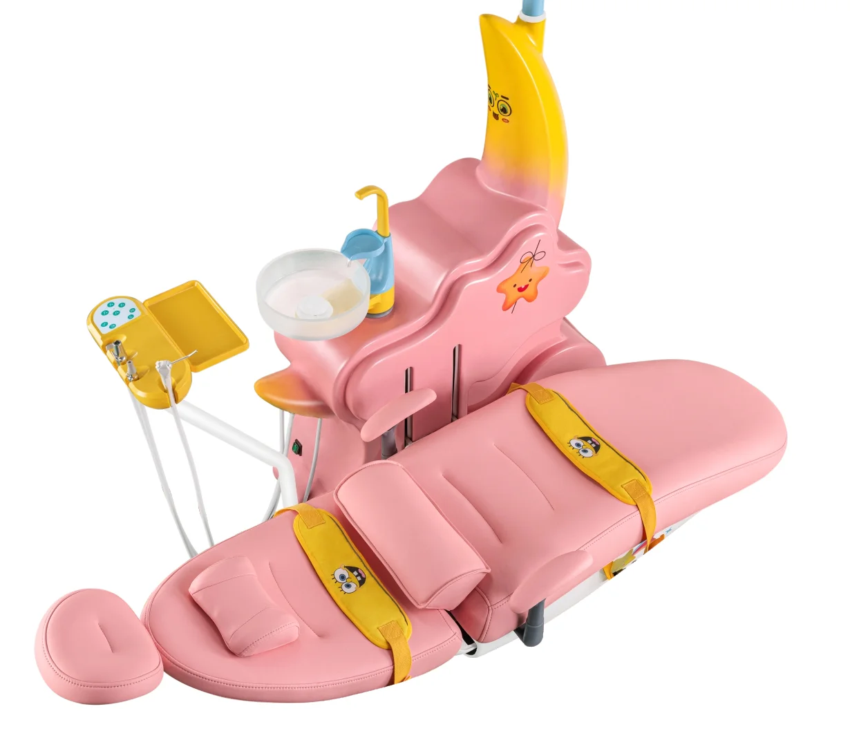 Detes Kid dental unit dental chair S1 unique moon-boat design super low position design specially for kids