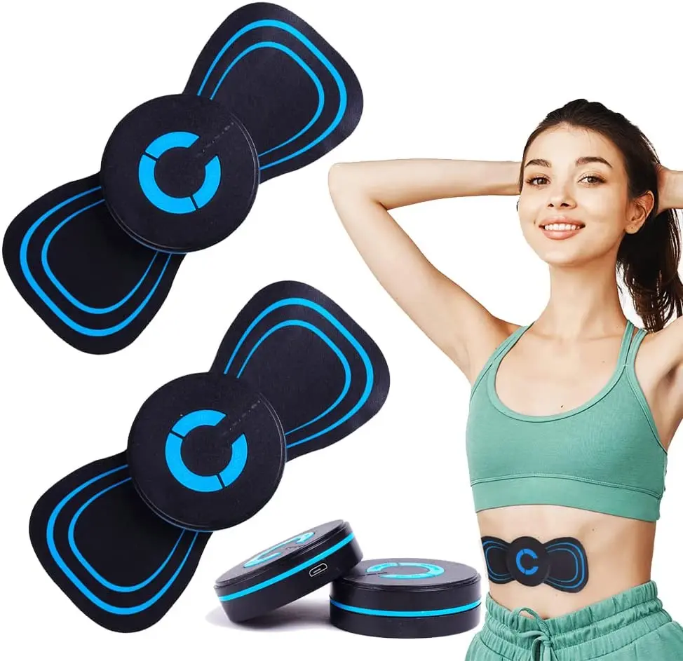 Microcurrent EMS Massage Device EMS Massager Mat EMS Lymphatic Drainage Massage Pad for Arms Neck Shoulder Back Waist, Legs