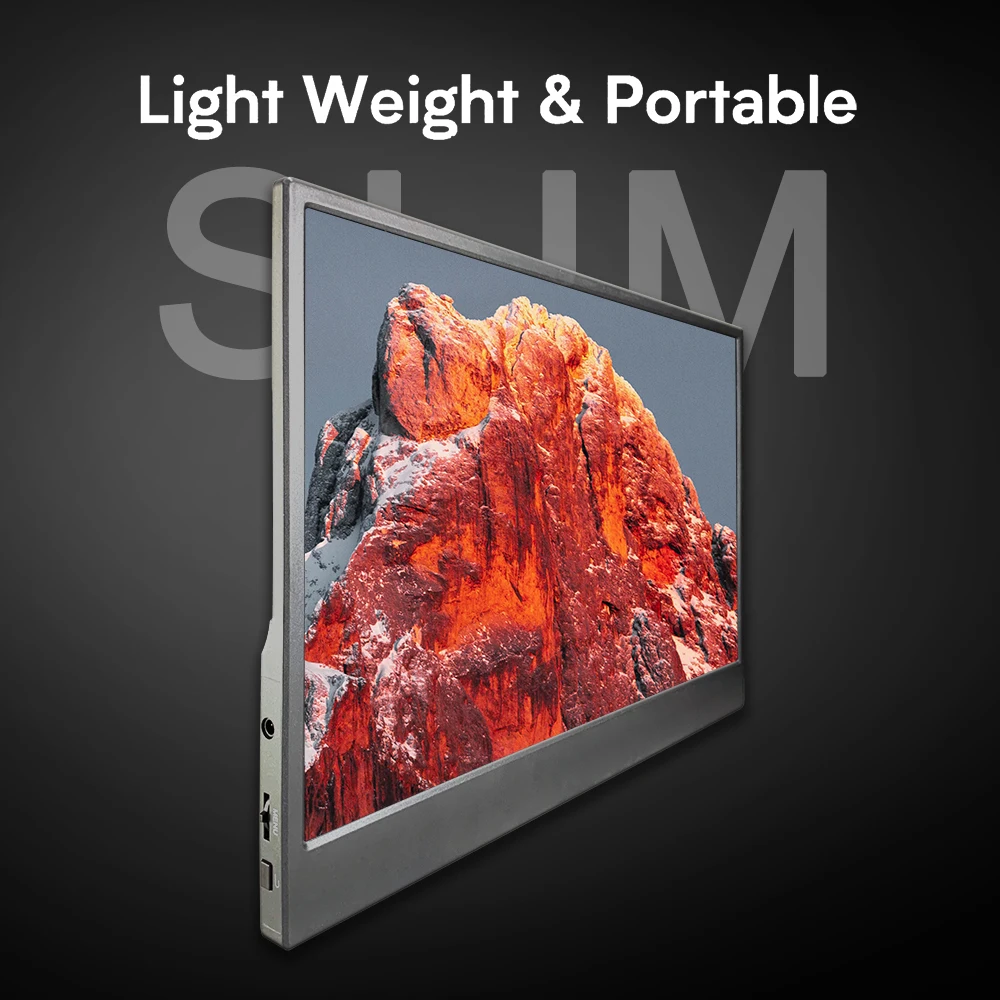 Factory 15.6 13.3 17 17.3 Inch 4K 144Hz Portable monitor pc portable gaming monitor 1920*1080 USB Type c portable screen monitor