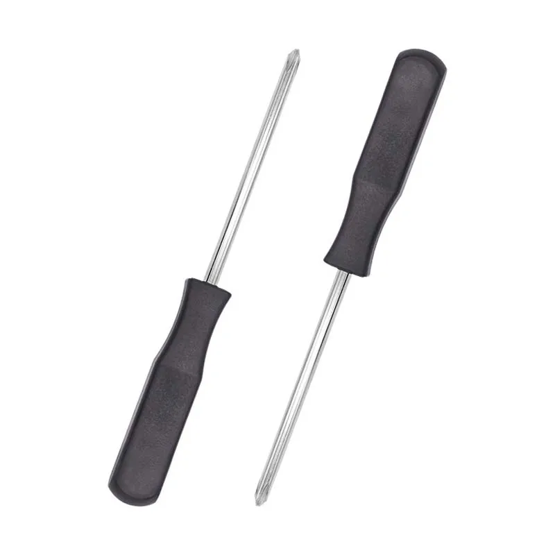 High Quality 45# Steel Black Plastic Handle Cross Screwdriver PH1 160mm Lengthened Screwdriver