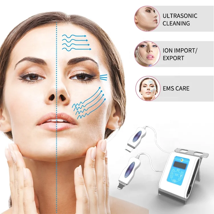 High Quality  Professional Factory Price ultrasonic face skin scraper for Facial Face skin cleaner
