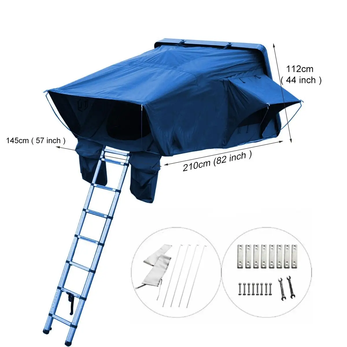 Roof-top-tent-for-sale Offroad folding car roof tent for Camping 2-4 Person use