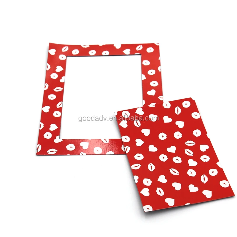 OEM Custom magnetic refrigerator photo frame mini photo frame with magnet