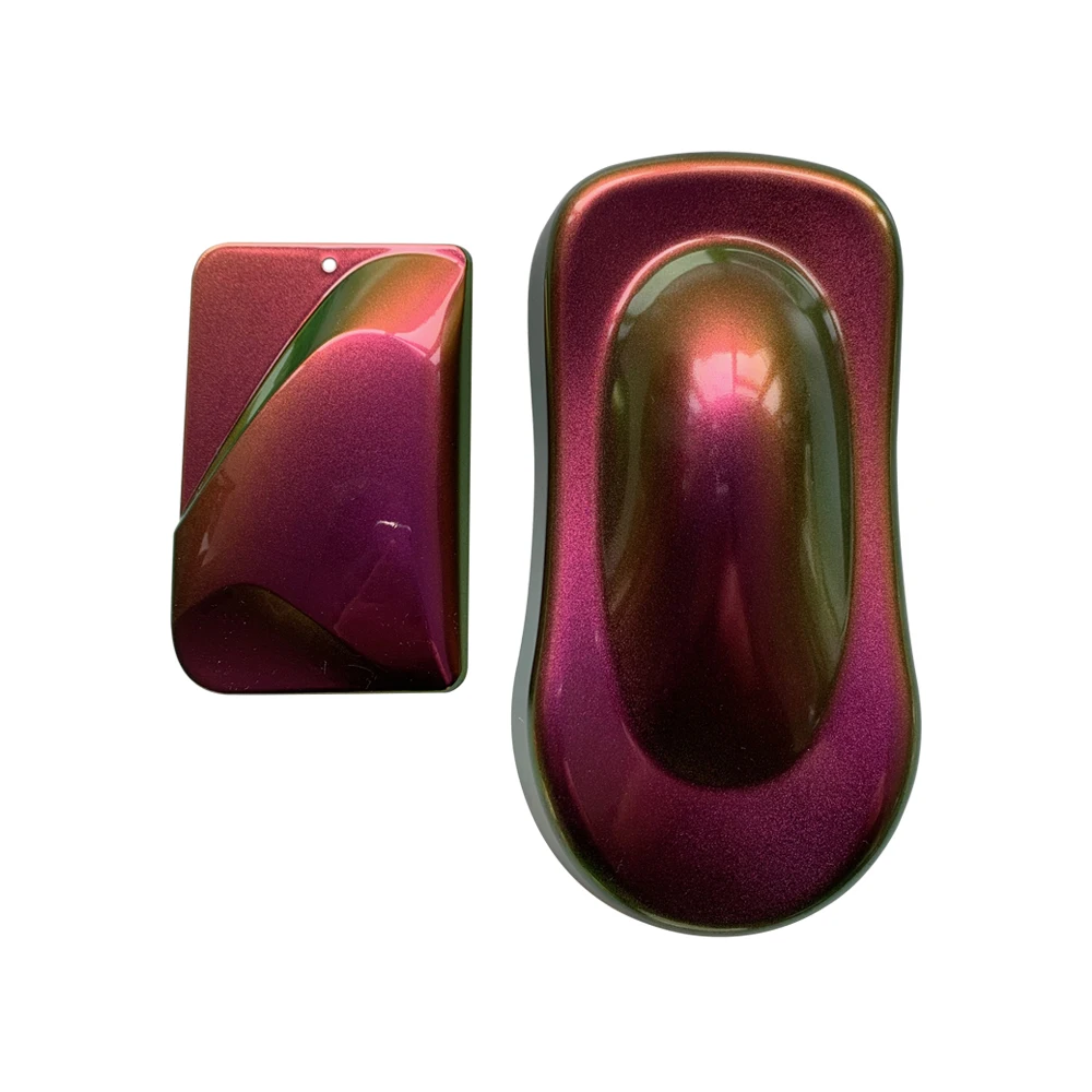 Purple TO GREEN optically variable pigments/supper chameleon/color shift for screen ink/automotive paint