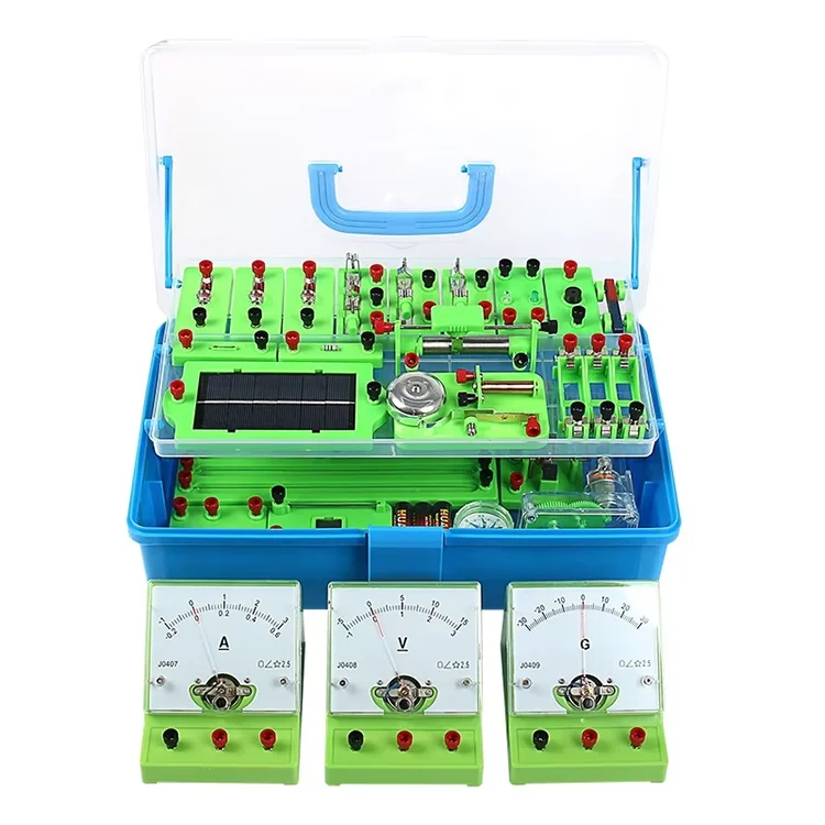 Lab Electricity Kit Junior High School Electromagnetics Physics Circuit Equipment Student Self-Study Science Kits