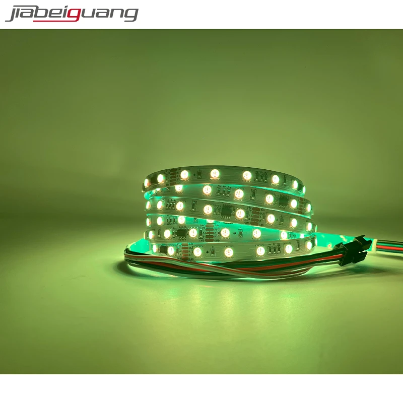 DC24V DMX RGB 60 светодиодов/м Vollfarbiges цифровая программа Flexibles пиксельные светодиодные Streifenlicht Intelligente Lichtstreife отели