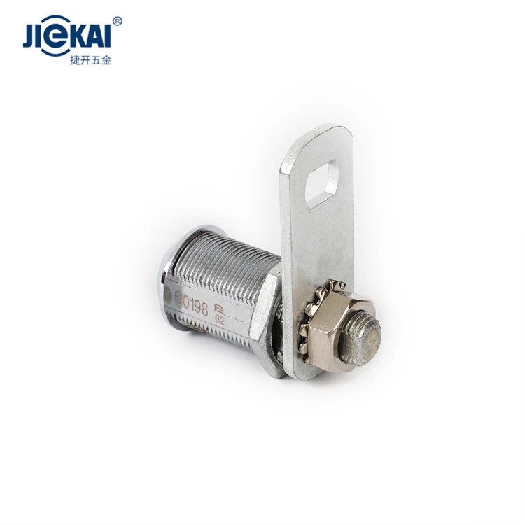 JK513 high quality zinc alloy lock Disc cam metal body plastic handle cabinet locks