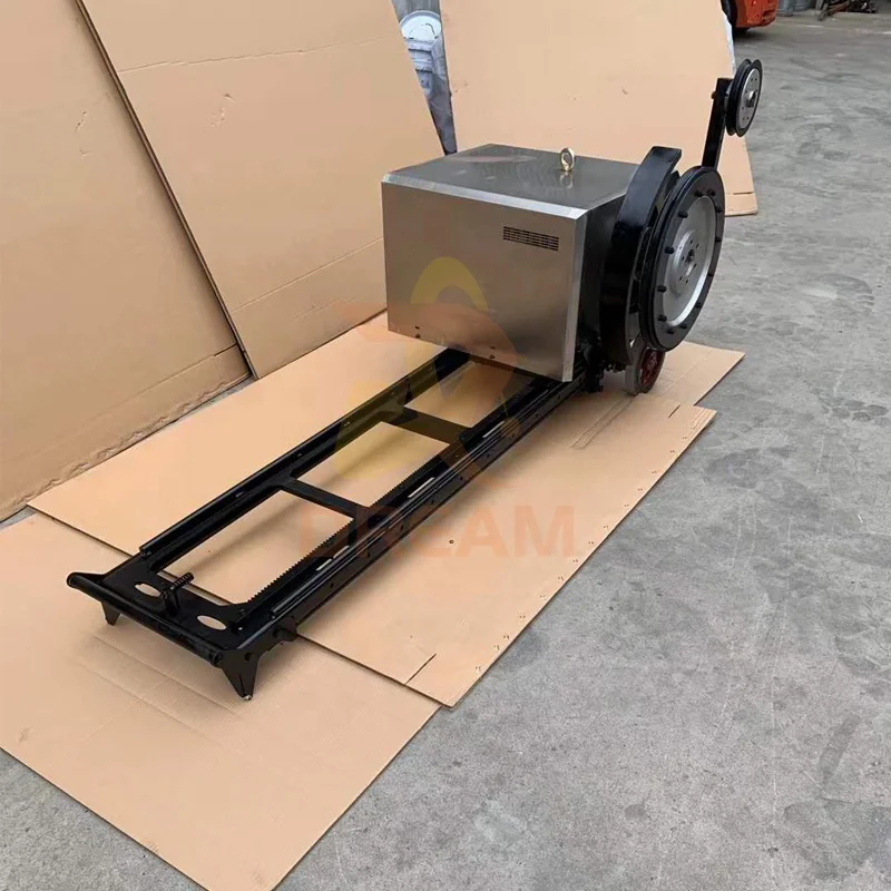 Diamond wire saw rock cutting wire saw machine pulley