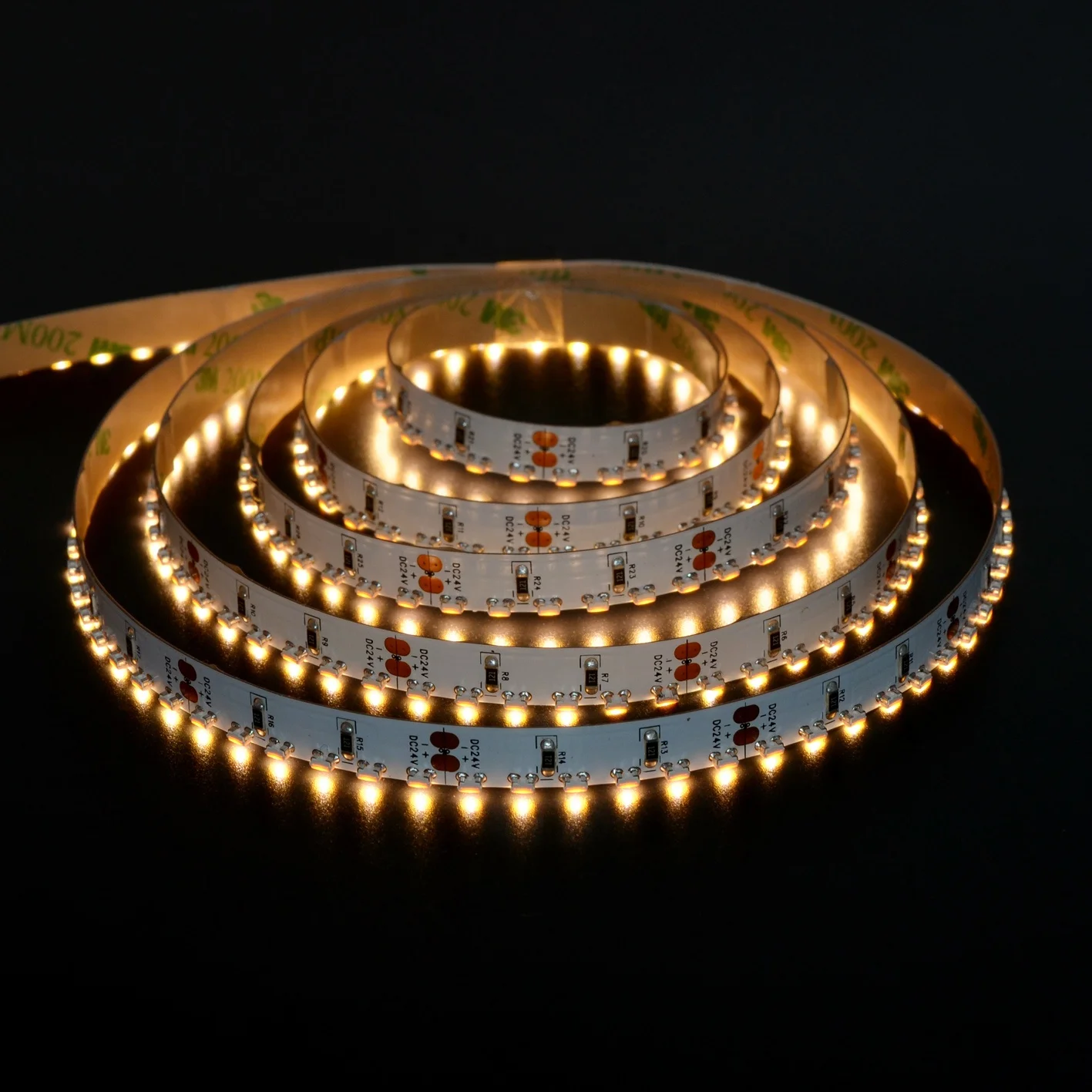 Various patterns in advertising decoration Side View ETL 5years Warranty 15.6W SMD3014 156LEDs/m 8MM PCB LED strip light