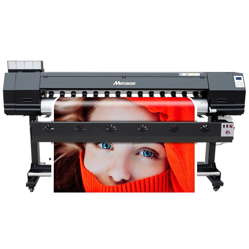 Mimage 1.8m 6ft eco solvent large wide format inkjet printer with EPS0N DX5/XP600/3200 printhead
