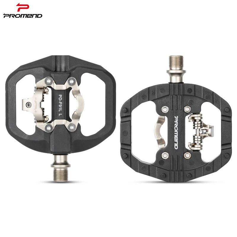 Велосипедные педали Promend односторонние велосипедные из алюминиевого сплава с нейлоновым уплотнением автоматической блокировкой