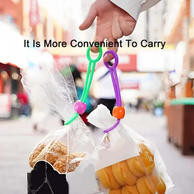 Upgraded Snack Bag Sealing Strap, Food Bag Clips, Multi-Purpose Sealer,  Reusable Cable Ties for Home Kitchen Office