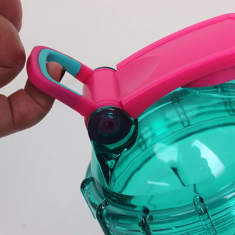 Portable Plastic Sport Protein Powder Shake Water Bottle Leak Proof Gym Shaker Cup Mixer