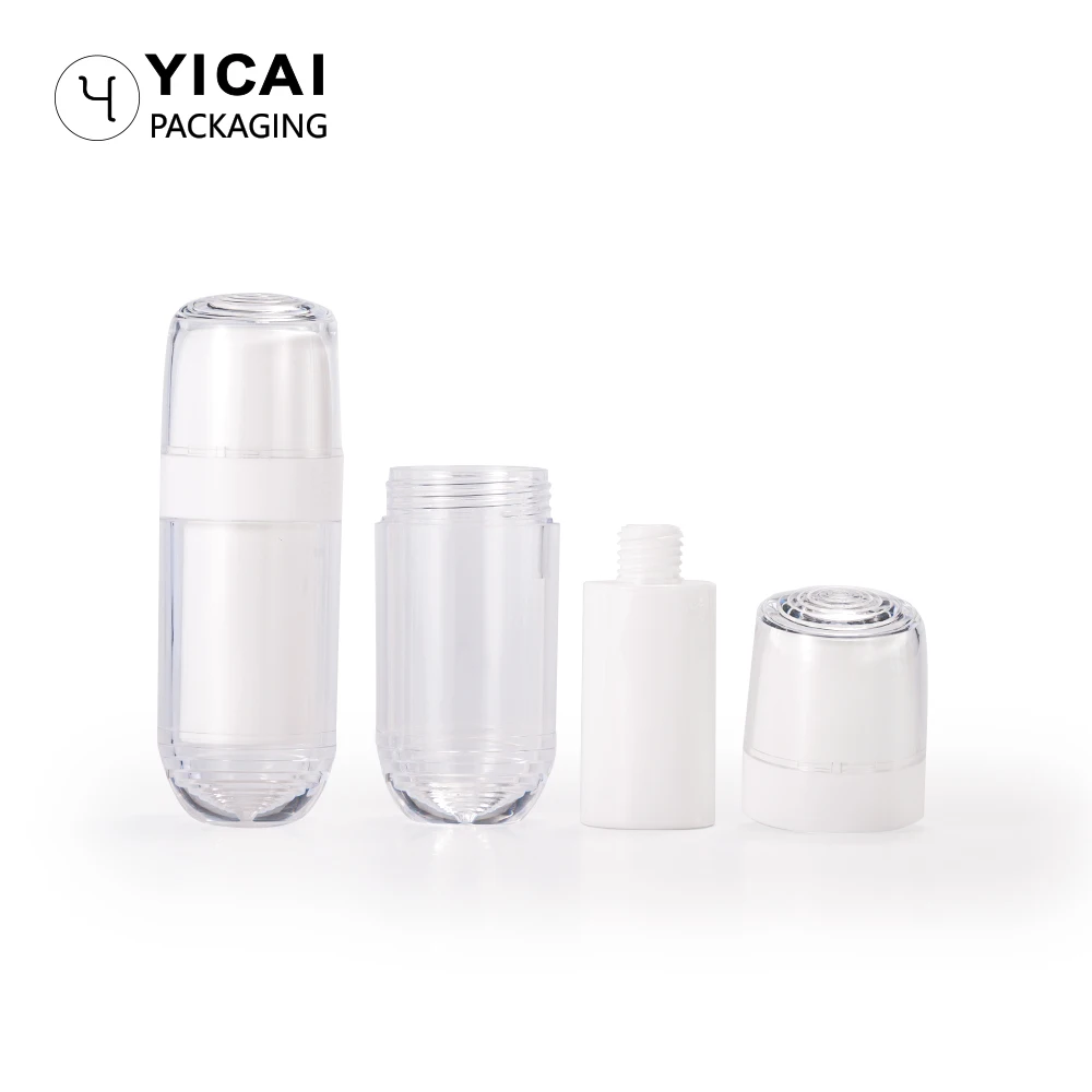 High Quality 40ml 60ml 80ml White Empty PET Plastic Toner Sunscreen Pump Bottle Cosmetic Face Cream Mist Spray Bottles
