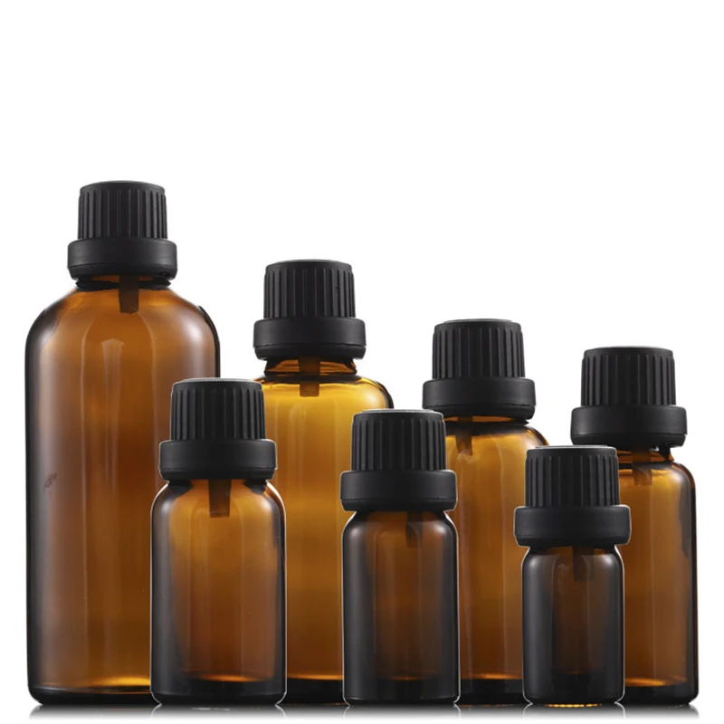 Xuzhou Manufacture Factory OEM Wholesale Round Amber Perfume ES11 Essential Oil 10 ml Perfume Glass Bottle