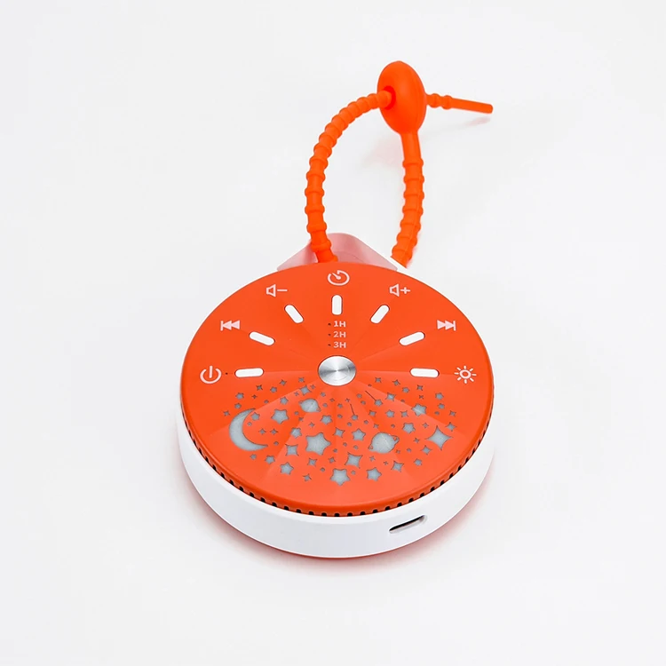 Hot Selling Baby Product 10 Soothing Sounds Sleeping Aid Device Portable Soother White Noise Machine for Baby Crib Stroller