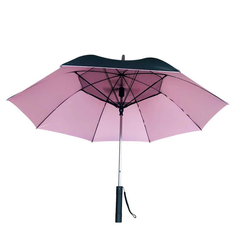 mini fan with umbrella gift sets smart umbrella with fan and light automatic umbrella