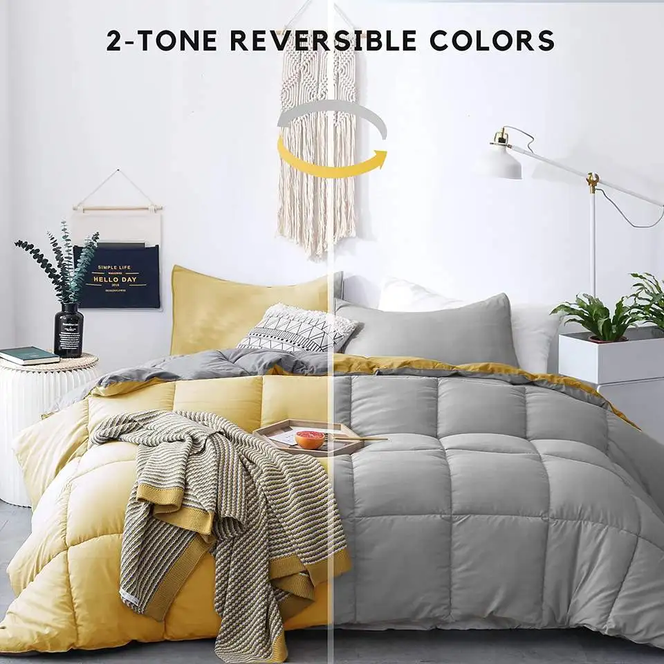 Microfiber firm filling bedding quilt/blanket