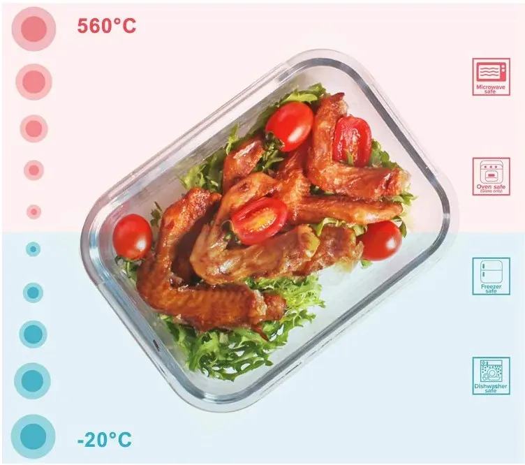 glass food storage container bamboo with eco friendly sustainable bamboo lids
