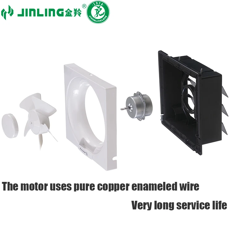 China manufacturer 47W high air volume kitchen wall mounted ventilation 12 inch exhaust fan price