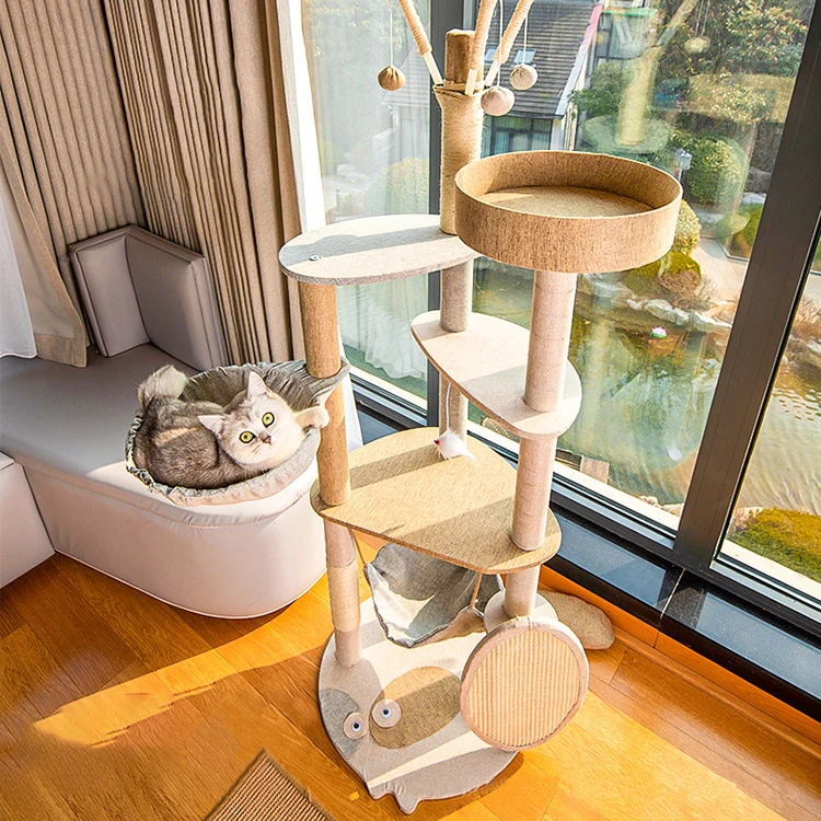Best Selling Wholesale Small Batch Order Luxury Cat Climbing Tree Fun Cat Climbing Frame