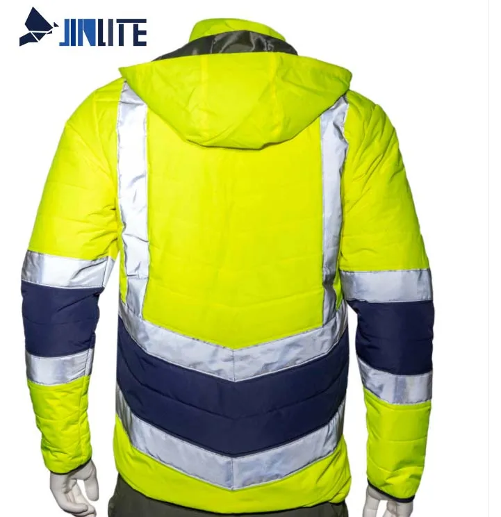 Winter Reflective Clothes High Visibility Safety Products for Sanitation Workers