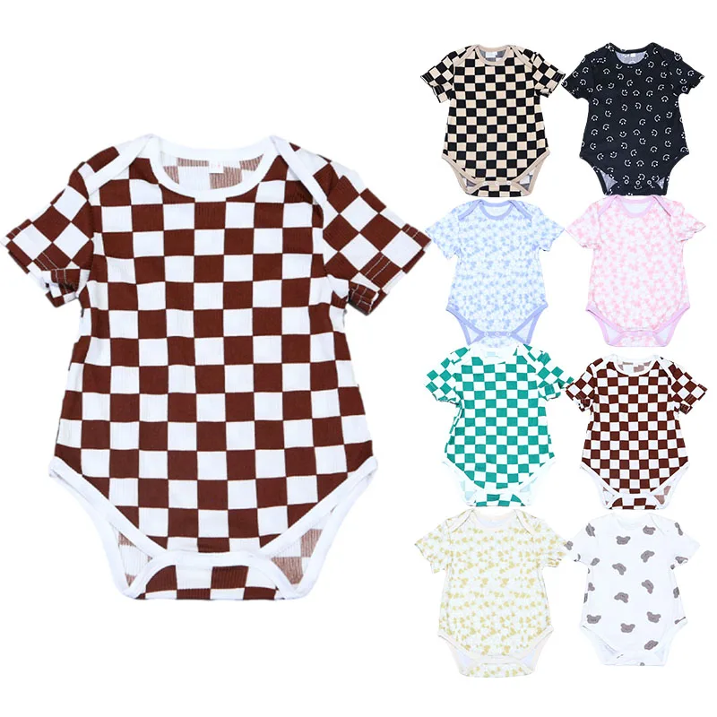HONGBO customized babygrows Cool baby jumper dress rompers for baby bamboo fabric 0 or 3 month Suitable for spring and summer