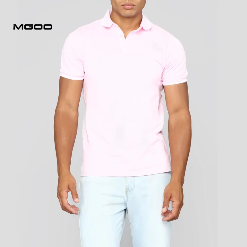 MGOO Unisex Various Size Promotional Custom Sports T-shirt Polo With Logo Embroidered Print Polo Shirt