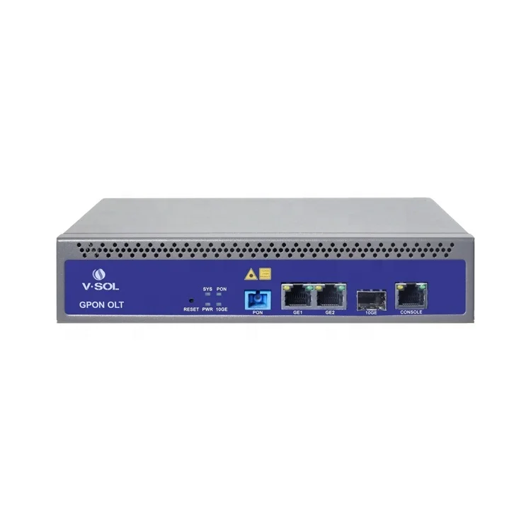 GPON OLT 1 порт Vsol один порт OLT GPON OPON ONU SNMP-Fonction de gestion, порт уникальный, FTTH, мини-Telnet,