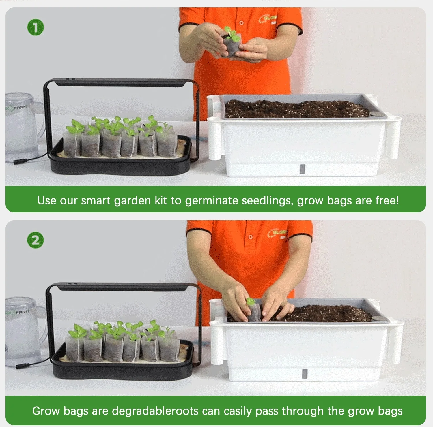 Houseplants kitchen seedling starer indoor growing  plant smart garden grow kit with full spectrum lights