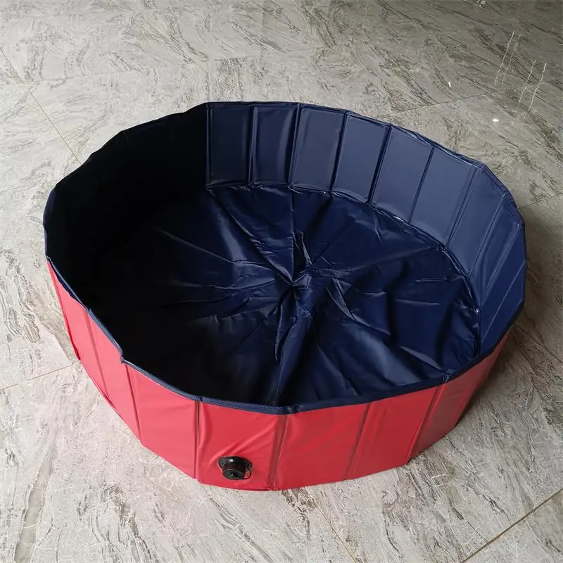 
PVC Foldable Dog Pet Bath Pool Collapsible Dog Pet Pool Bathing Tub Kiddie Pool for Dogs Cats and Kids 