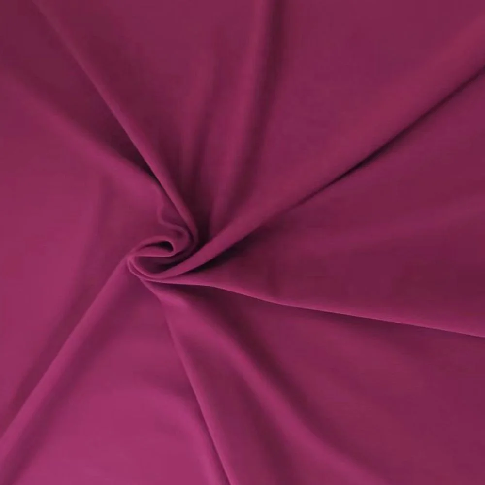 Double-sided polyester spandex elastic knitted dyed fabric