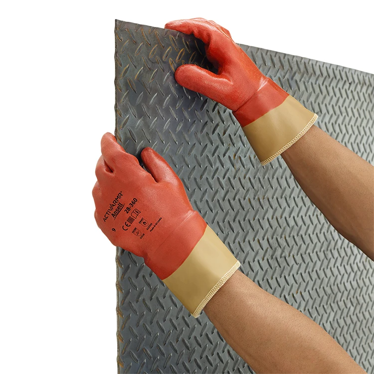 Ansell 28-360 Guantes De Nitrilo Construction Household Work Safety Gloves Guantes Anticorte Foam Nitrile Cut Resistant Glove