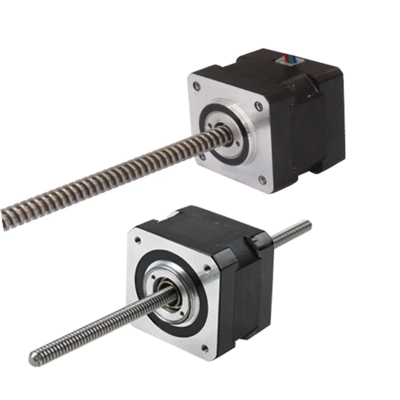 Good Quality custom made   NEMA 14 Lead Screw Stepper Motor 1A for Semiconductor processing
