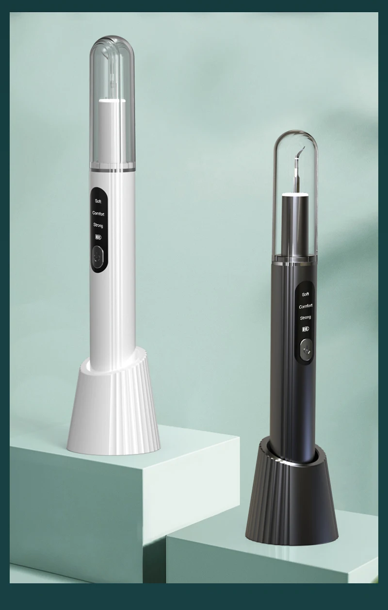 Handheld household use ultrasonic Dental Calculus Remover vibration frequency dental teeth cleaning machine