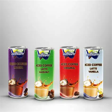 330ml 250ml Wholesale Price Custom Printing Canned Coffee Drink Cold Brew Coffee Co Packer