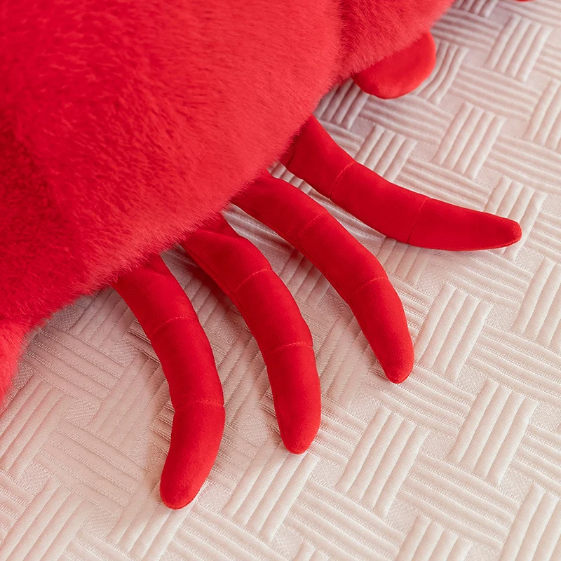 Wholesale Boston Lobster pillow pillow doll animal toy stuffed lobster plush toy gift for kids