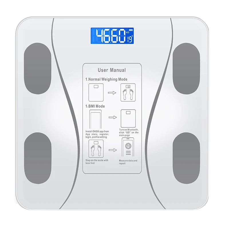 Bascula Balanza Digital Peso Corporal Smart Body Fat Weight Scales 180KG BMI Electronic Balance Bathroom Scale Weighing Scales