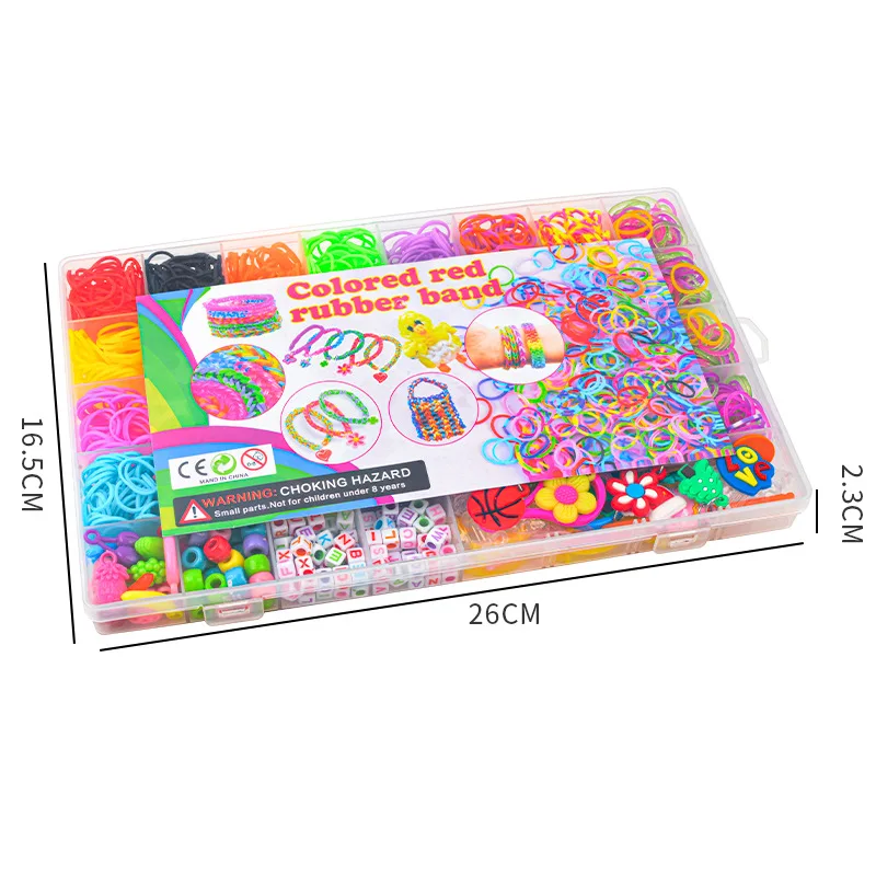 Top selling crazy loom bracelet making kit rubber band loom band bracelet making kit for kids