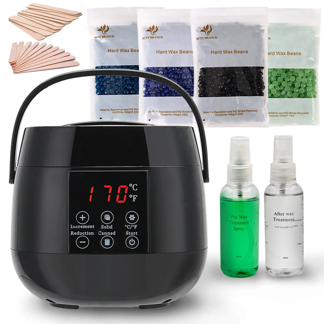 Hair Removal Tool Wax Heater Professional Waxing Machine Kit for Hair Removal Paraffin Melting Machine
