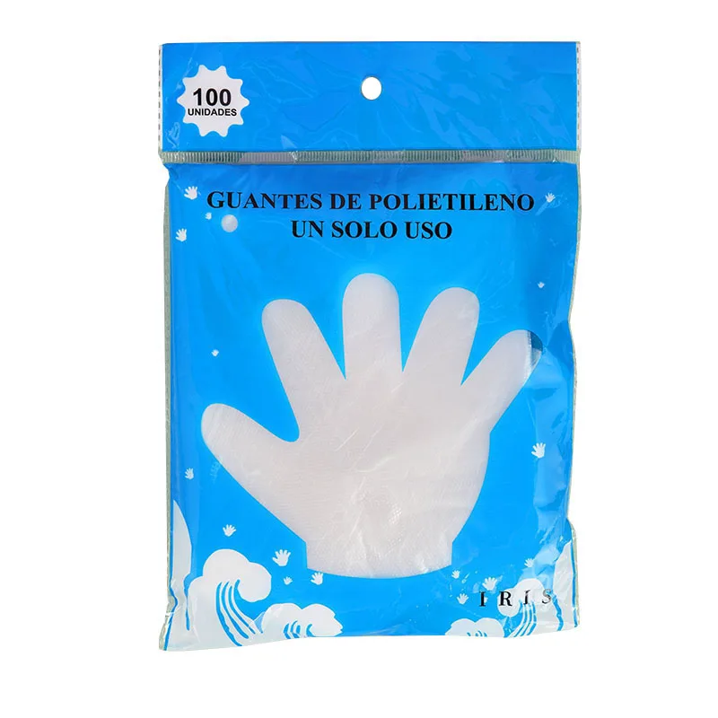 HDPE Clear Plastic Polythene Kitchen Waterproof Household Disposable Food PE Gloves