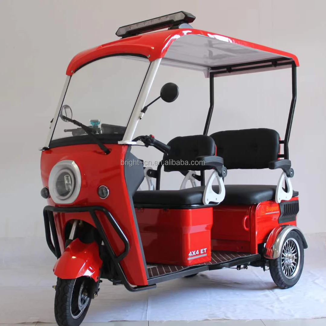 Most Popular 800W 60V Open Body Electric Tricycle Scooter for Elderly Mobility from China Factory with Drum Brake