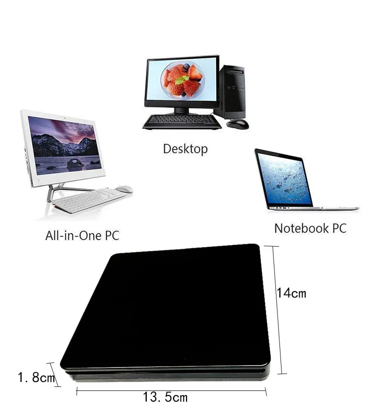 Лидер продаж, проигрыватель ПЗУ, записывающий привод, совместимый Usb Dvd-плеер, dvd-привод, usb dvd-привод