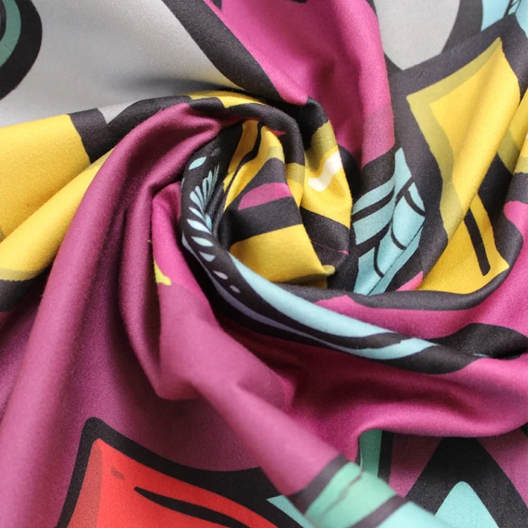 Custom sand free printed microfiber suede beach towel